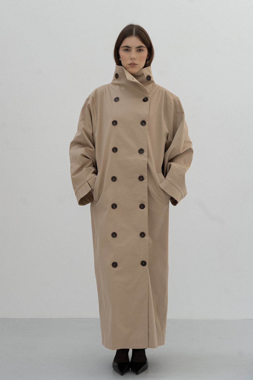 Dune Trench en Gabardine