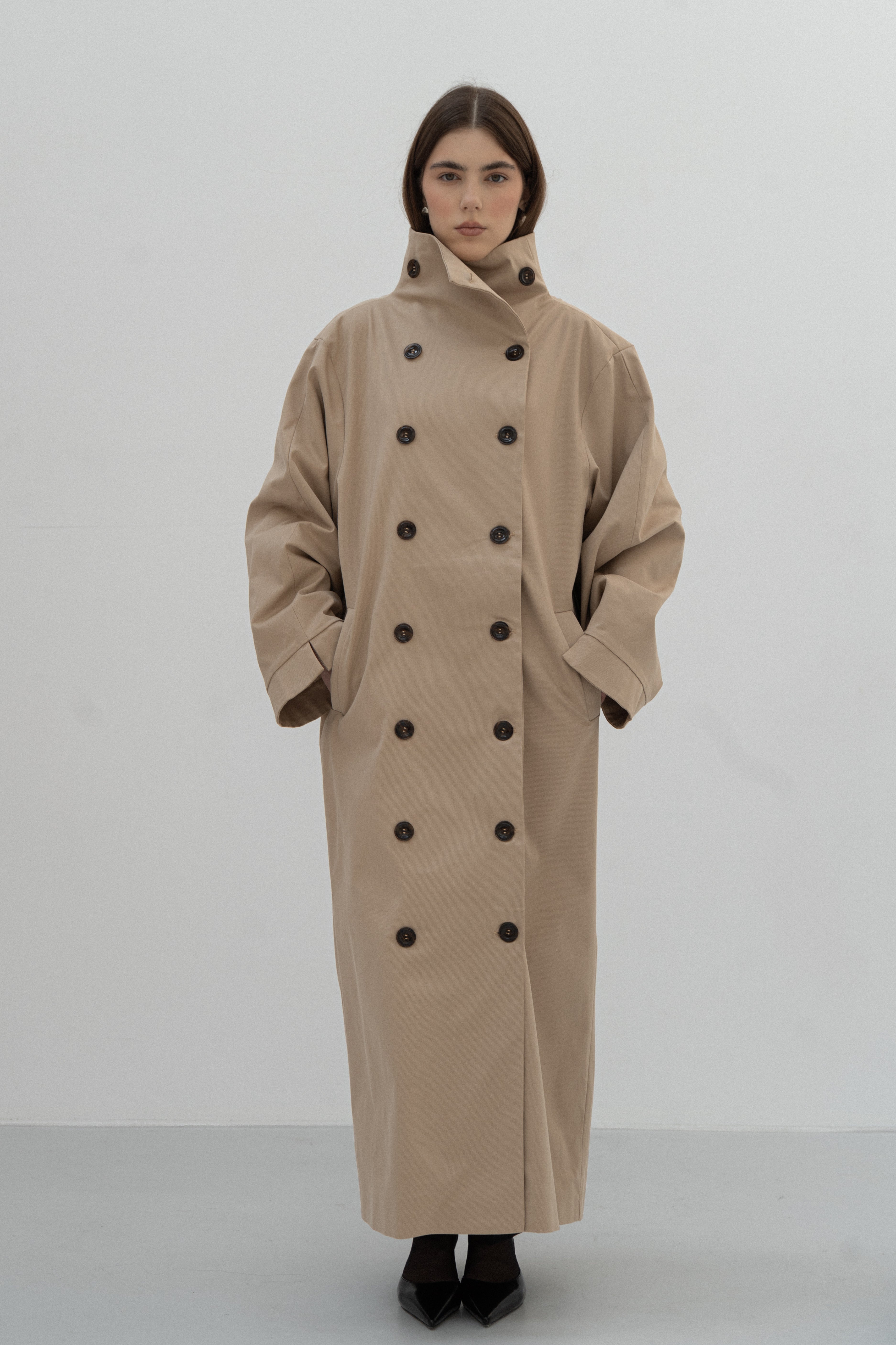 Dune Gabardine Trench Coat