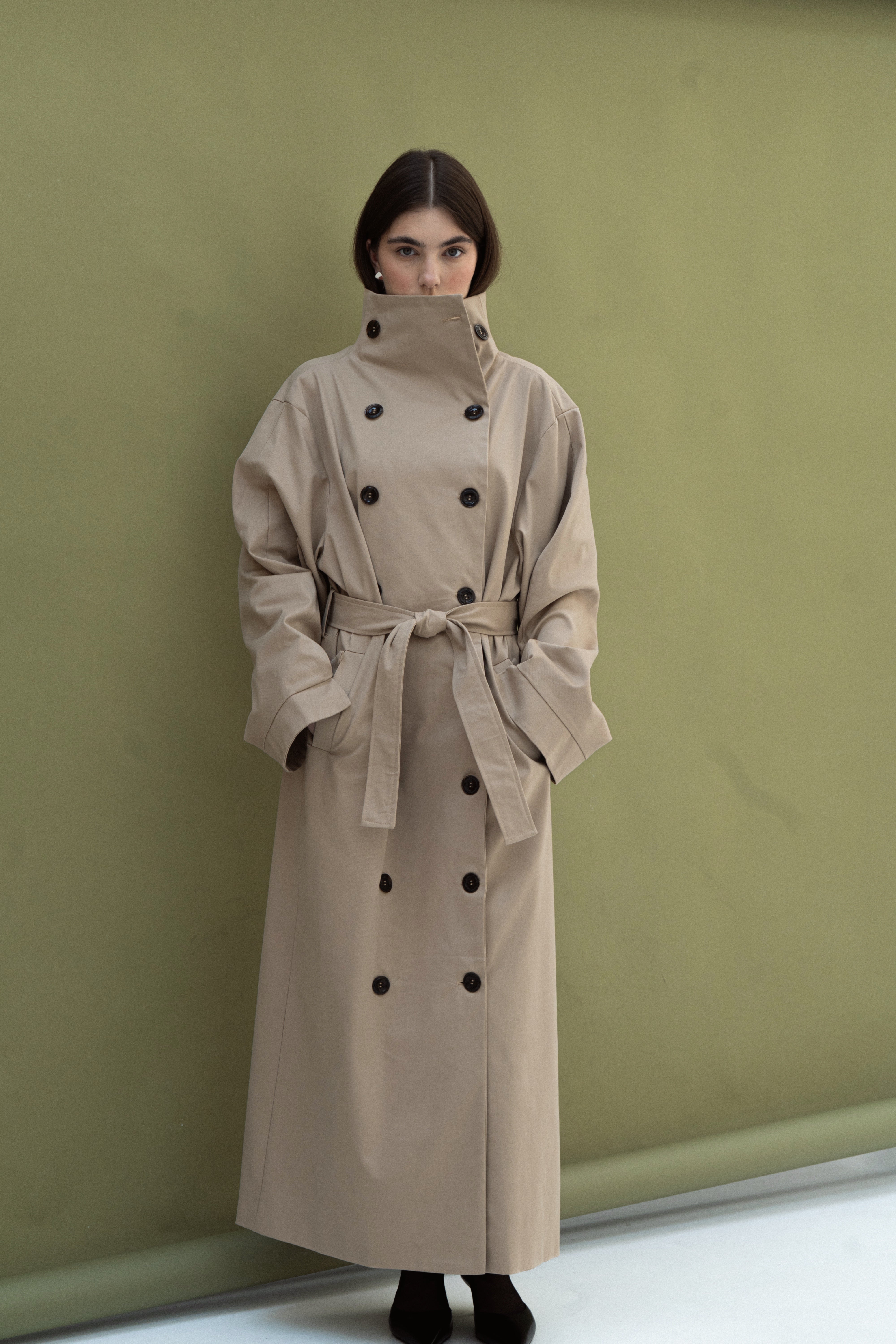 Dune Gabardine Trench Coat – Âme Dare