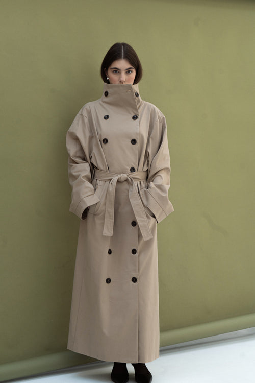 Dune Gabardine Trench Coat