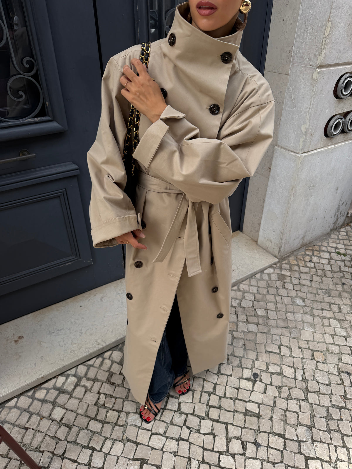 Dune Gabardine Trench Coat