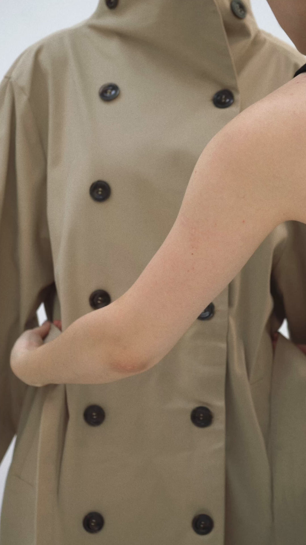 Dune Trench en Gabardine